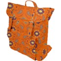 Floral pattern paisley style  Buckle Up Backpack View1