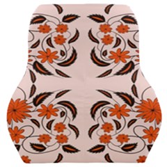 Floral Folk Damask Pattern  Car Seat Back Cushion  by Eskimos