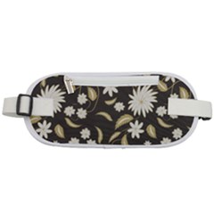 Folk Flowers Print Floral Pattern Ethnic Art Rounded Waist Pouch by Eskimos