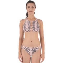 Floral Folk Damask Pattern  Perfectly Cut Out Bikini Set by Eskimos