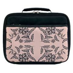 Floral Folk Damask Pattern  Lunch Bag by Eskimos