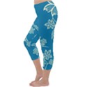 Folk flowers print Floral pattern Ethnic art Capri Winter Leggings  View2