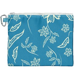 Folk Flowers Print Floral Pattern Ethnic Art Canvas Cosmetic Bag (xxxl) by Eskimos