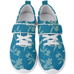 Folk Flowers Print Floral Pattern Ethnic Art Men s Velcro Strap Shoes by Eskimos