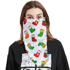 New Year s Multicolored Socks Face Covering Bandana (triangle) by SychEva