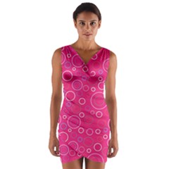 Circle Wrap Front Bodycon Dress by SychEva