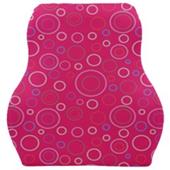 Circle Car Seat Velour Cushion  by SychEva