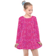 Circle Kids  Long Sleeve Dress by SychEva