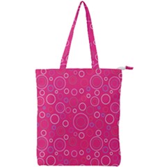 Circle Double Zip Up Tote Bag by SychEva