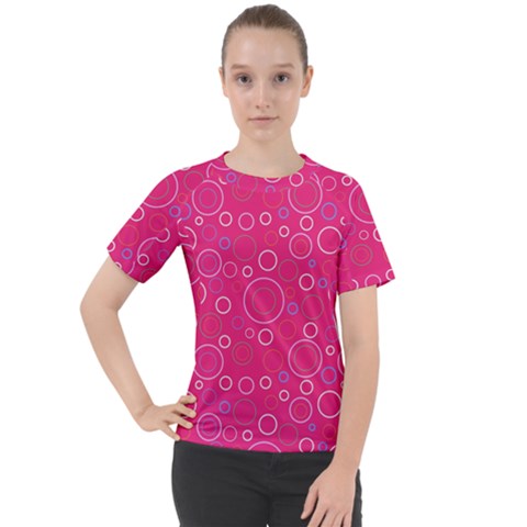 Circle Women s Sport Raglan Tee by SychEva