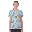 Hedgehogs Artists Women s Cotton Tee View1