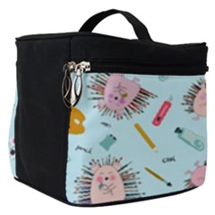 Hedgehogs Artists Make Up Travel Bag (small) by SychEva