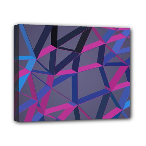 3d Lovely Geo Lines Canvas 10  X 8  (stretched) by Uniqued