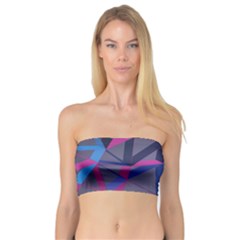 3d Lovely Geo Lines Bandeau Top by Uniqued