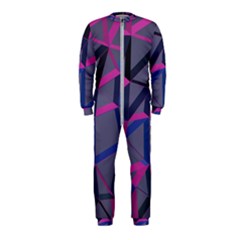 3d Lovely Geo Lines Onepiece Jumpsuit (kids)