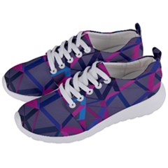 3d Lovely Geo Lines Men s Lightweight Sports Shoes by Uniqued