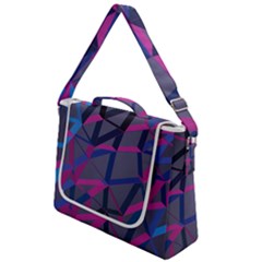 3d Lovely Geo Lines Box Up Messenger Bag by Uniqued