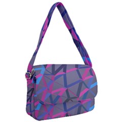 3d Lovely Geo Lines Courier Bag by Uniqued