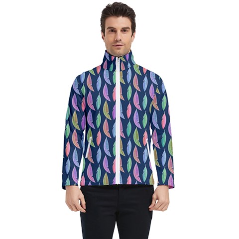 Colorful Feathers Men s Bomber Jacket by SychEva