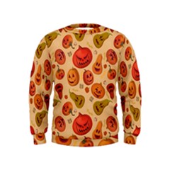 Pumpkin Muzzles Kids  Sweatshirt by SychEva