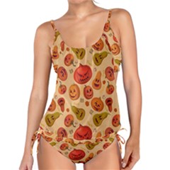 Pumpkin Muzzles Tankini Set by SychEva