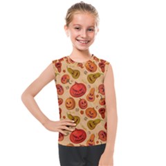 Pumpkin Muzzles Kids  Mesh Tank Top by SychEva