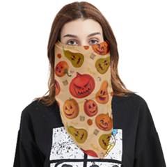 Pumpkin Muzzles Face Covering Bandana (triangle) by SychEva