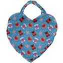 Cute Cats And Bears Giant Heart Shaped Tote View1