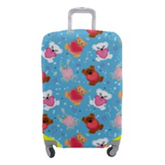 Cute Cats And Bears Luggage Cover (small) by SychEva