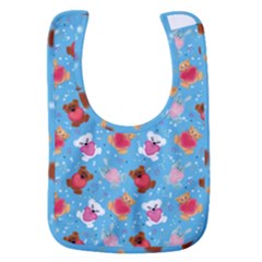 Cute Cats And Bears Baby Bib