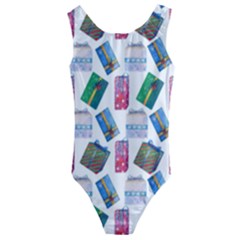 New Year Gifts Kids  Cut-out Back One Piece Swimsuit by SychEva