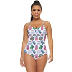 New Year Gifts Retro Full Coverage Swimsuit by SychEva