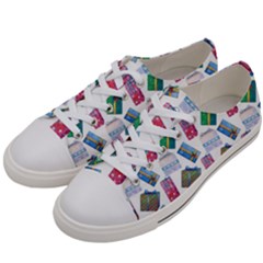 New Year Gifts Men s Low Top Canvas Sneakers by SychEva