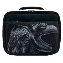 Creepy Monster Bird Portrait Artwork Lunch Bag by dflcprintsclothing