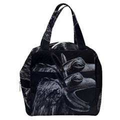 Creepy Monster Bird Portrait Artwork Boxy Hand Bag by dflcprintsclothing