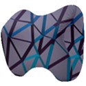 3d Lovely Geo Lines 2 Head Support Cushion View4