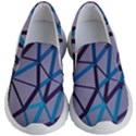 3d Lovely Geo Lines 2 Kids Lightweight Slip Ons View1