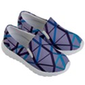 3d Lovely Geo Lines 2 Kids Lightweight Slip Ons View3