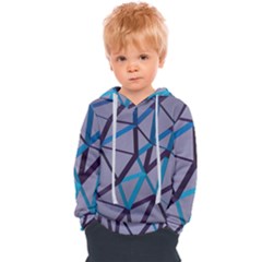 3d Lovely Geo Lines 2 Kids  Overhead Hoodie