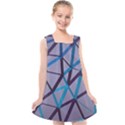 3d Lovely Geo Lines 2 Kids  Cross Back Dress View1