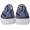 3d Lovely Geo Lines 2 Kids  Slip On Sneakers View4