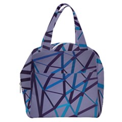 3d Lovely Geo Lines 2 Boxy Hand Bag by Uniqued