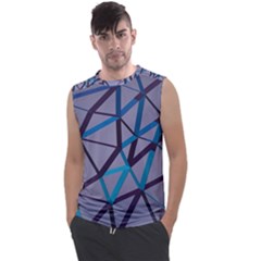 3d Lovely Geo Lines 2 Men s Regular Tank Top by Uniqued