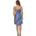 3d Lovely Geo Lines 2 V-Neck Pocket Summer Dress  View4