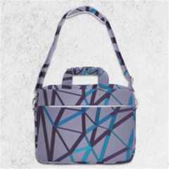 3d Lovely Geo Lines 2 Macbook Pro Shoulder Laptop Bag  by Uniqued