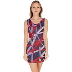 3d Lovely Geo Lines Vii Bodycon Dress by Uniqued