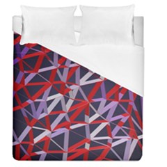 3d Lovely Geo Lines Vii Duvet Cover (queen Size) by Uniqued