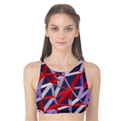 3d Lovely Geo Lines Vii Tank Bikini Top by Uniqued