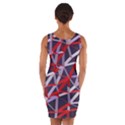 3d Lovely Geo Lines Vii Wrap Front Bodycon Dress View2