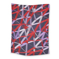 3d Lovely Geo Lines Vii Medium Tapestry